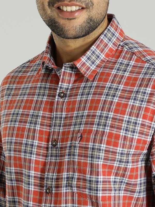 Indian Terrain Men Checkered Multicolor Shirt